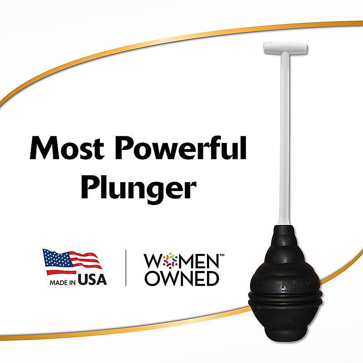 Korky - 99-4A - BEEHIVE Max Toilet Plunger 25 in. L x 5 in. Dia.