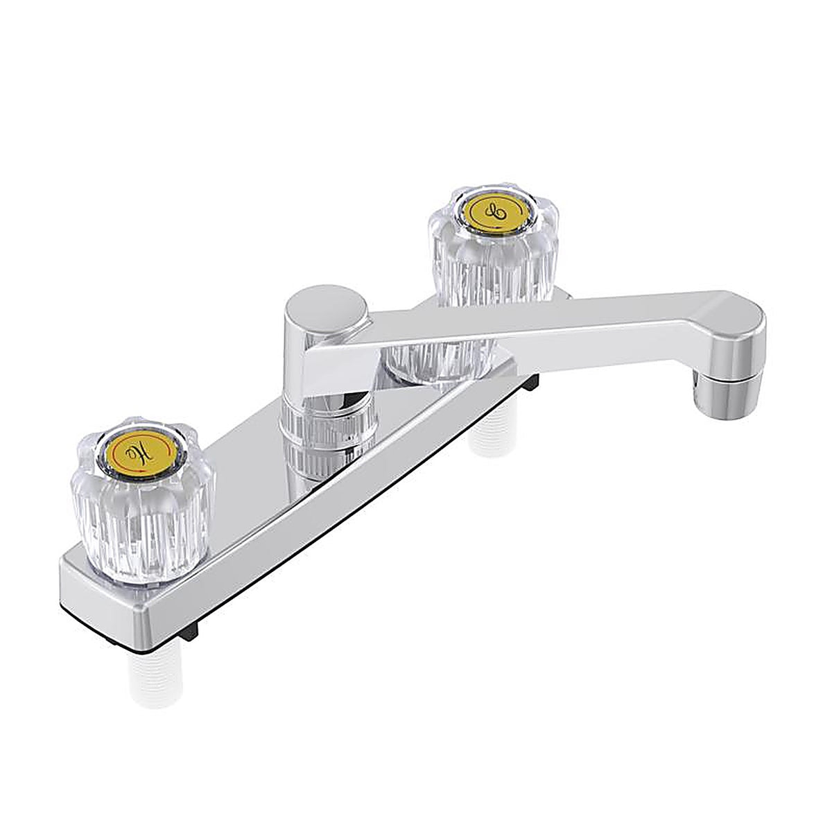 Home Plus - 8237CP - Two Handle Chrome Kitchen Faucet