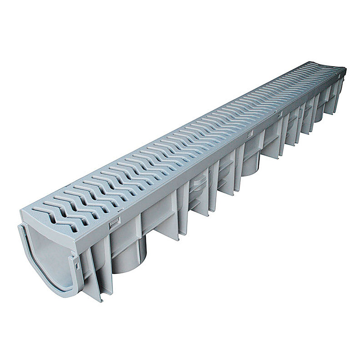 Fernco - FSDP-CHGG - Storm Drain Plus 39-1/2 in. Gray Rectangle Polypropylene Channel Grate