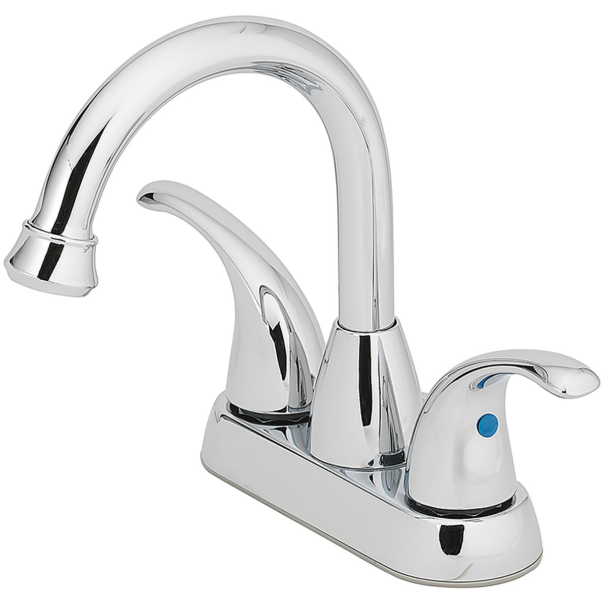 OakBrook - 67656W-6001 - Coastal Chrome Two Handle Lavatory Pop-Up Faucet 4 in.