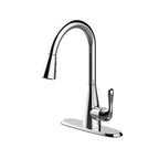 OakBrook - 3978-K101 - Vela Pull-Down One Handle Chrome Kitchen Faucet