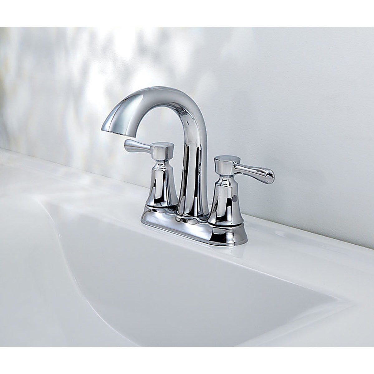 OakBrook - 67579W-6301 - Verona Verona Chrome Two Handle Lavatory Pop-Up Faucet 4 in.