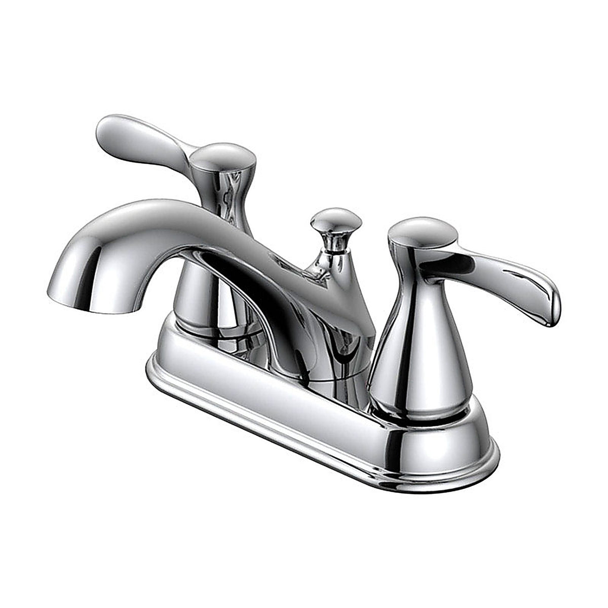 OakBrook - 67297W-6001 - Doria Chrome Two Handle Lavatory Pop-Up Faucet 4 in.