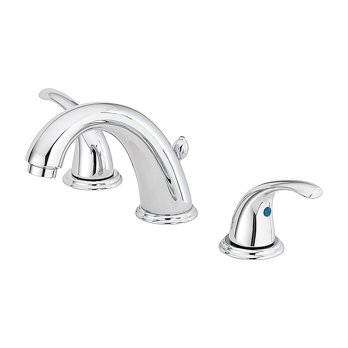 OakBrook - 67364W-6101 - Coastal Chrome Widespread Lavatory Pop-Up Faucet 8 in.