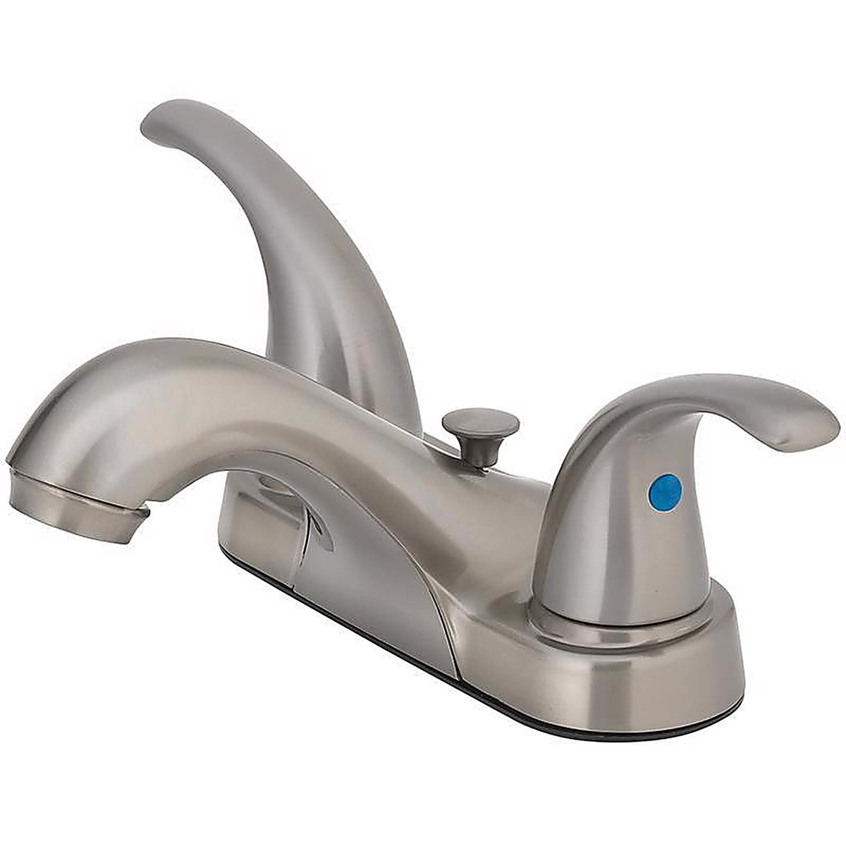 OakBrook - 67499W-6104 - Pacifica Brushed Nickel Two Handle Lavatory Pop-Up Faucet 4 in.