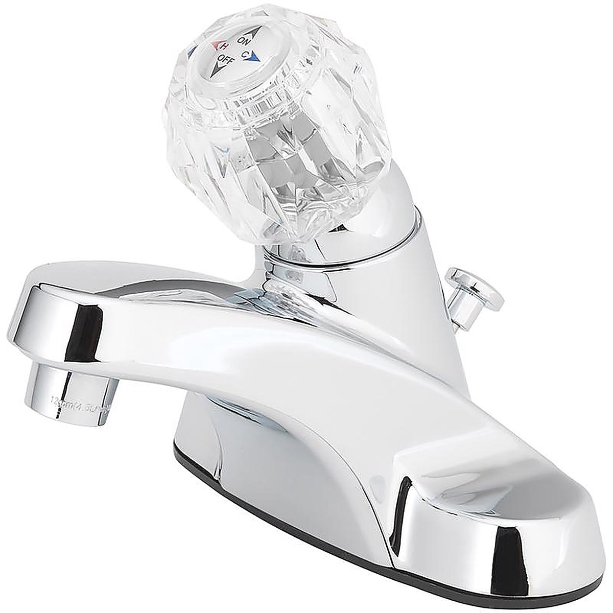 OakBrook - 67211W-6001 - Essentials Chrome Single Handle Lavatory Pop-Up Faucet 4 in.