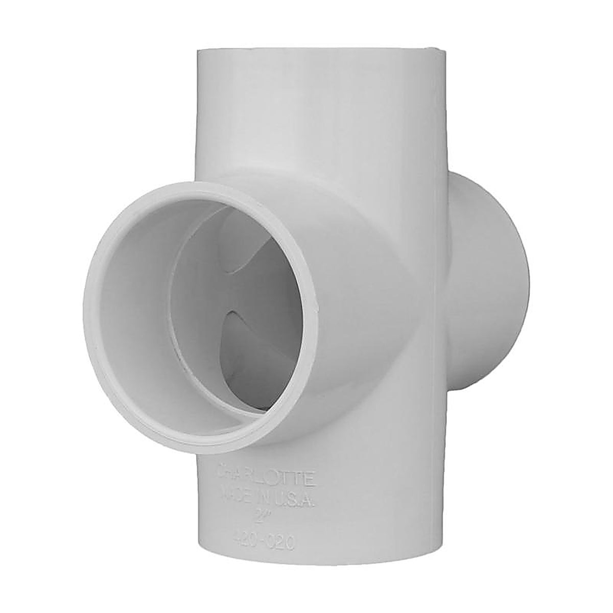 Charlotte Pipe - PVC024101200 - Schedule 40 1-1/2 in. Slip x 1-1/2 in. Dia. Slip PVC Cross