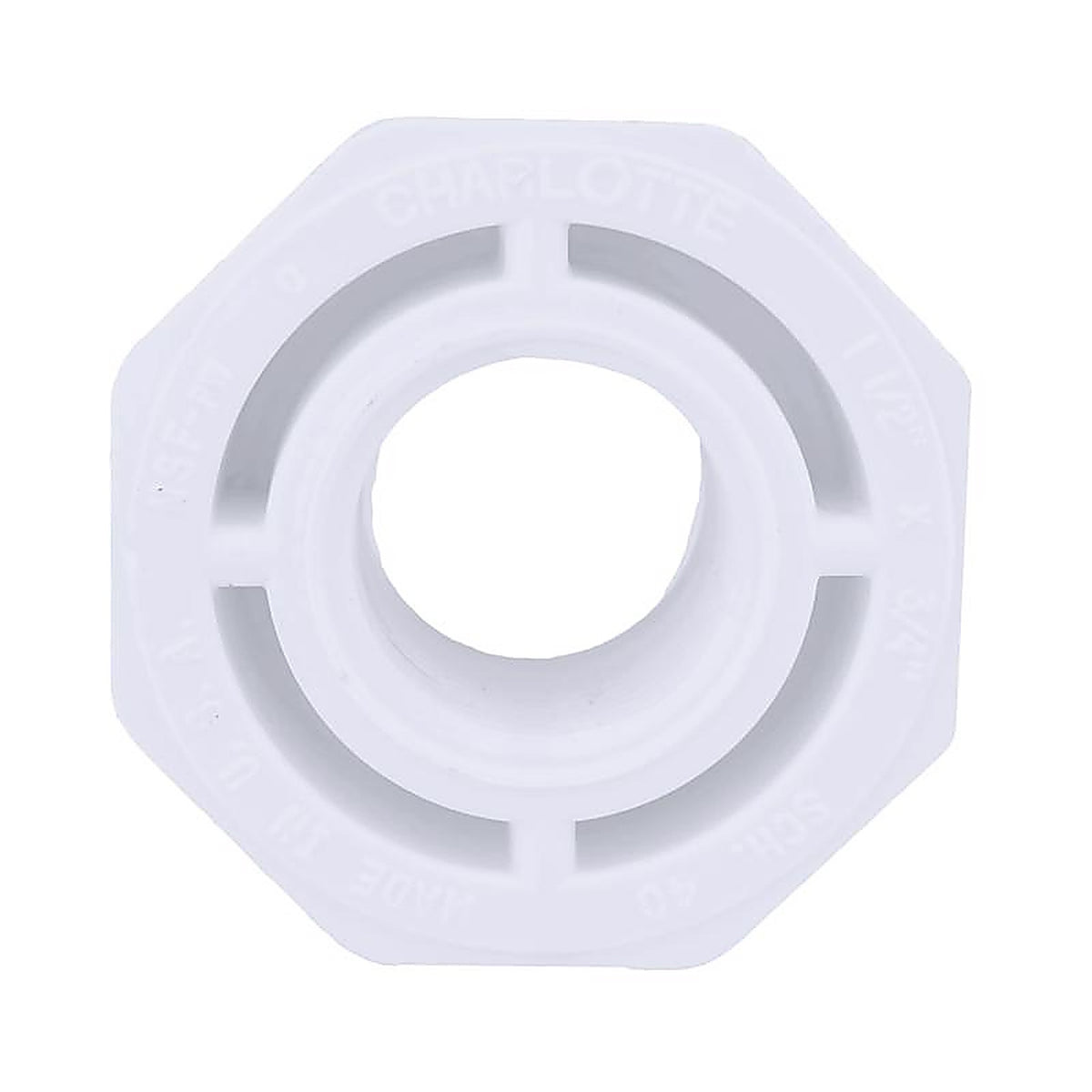 Charlotte Pipe - PVC021081600 - Schedule 40 1-1/2 in. Spigot x 3/4 in. Dia. FPT PVC Reducing Bushing