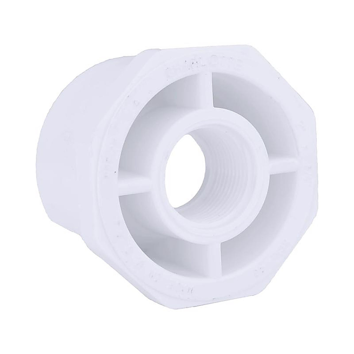 Charlotte Pipe - PVC021082600 - Schedule 40 2 in. Spigot x 3/4 in. Dia. FPT PVC Reducing Bushing