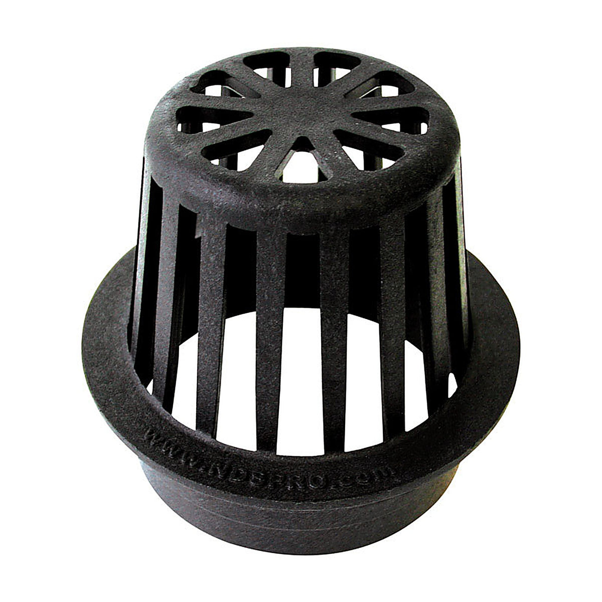 NDS - 74 - 3 in. Black Round Polyolefin Atrium Grate