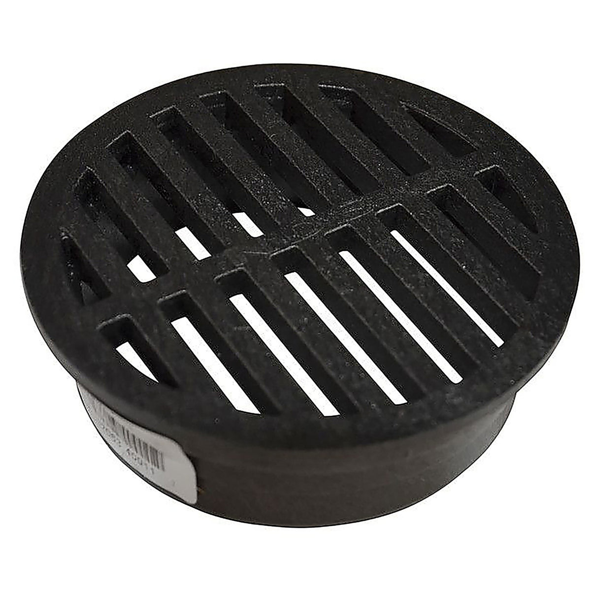NDS - 11 - 4 in. Black Round Polyolefin Drain Grate