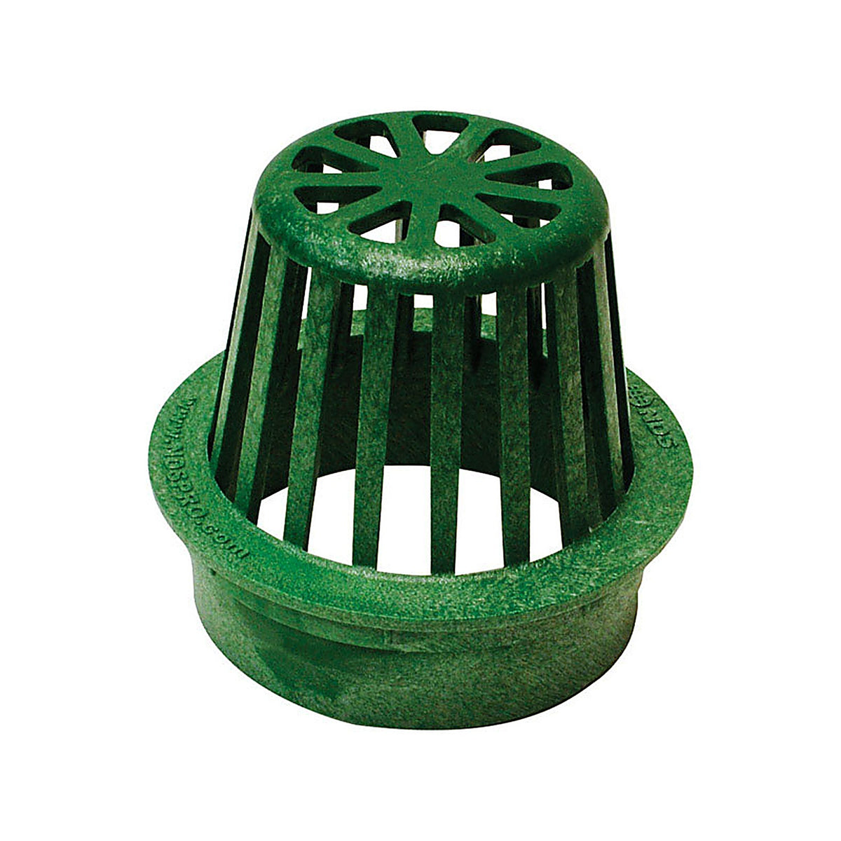 NDS - 75 - 4 in. Green Round Polyolefin Atrium Grate
