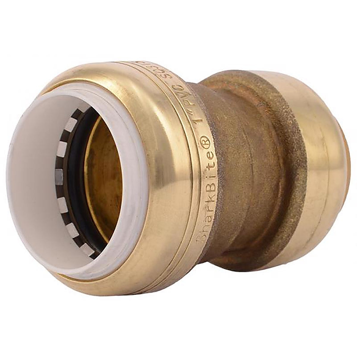 SharkBite - UIP4020A - Push to Connect 1 in. IPS x 1 in. Dia. CTS Brass Coupling
