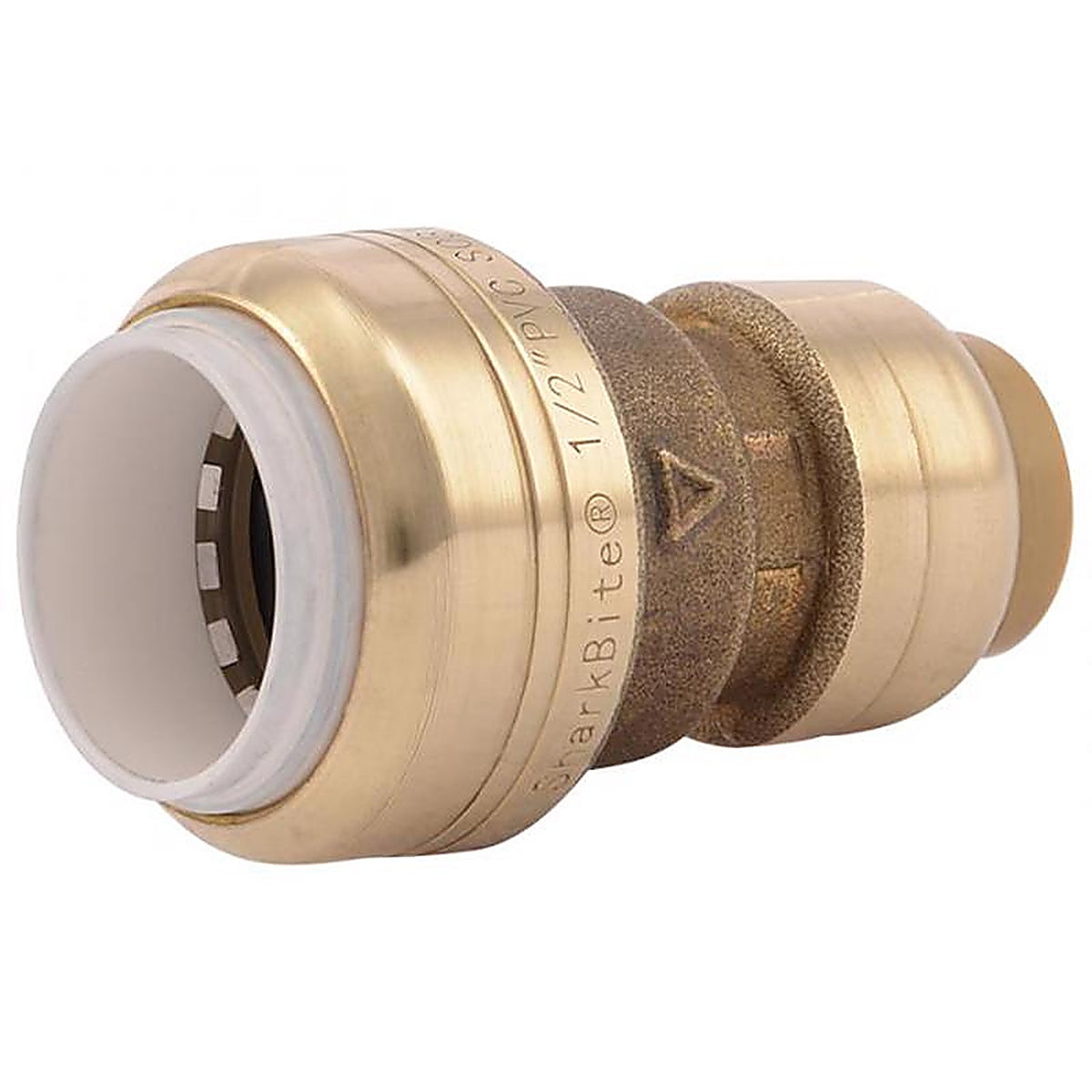 SharkBite - UIP4008A - Push to Connect 1/2 in. IPS x 1/2 in. Dia. CTS Brass Coupling