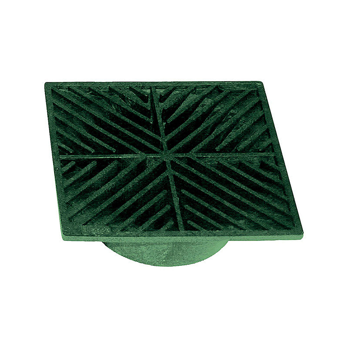 NDS - 0007 - 5 in. Green Square Polyolefin Drain Grate