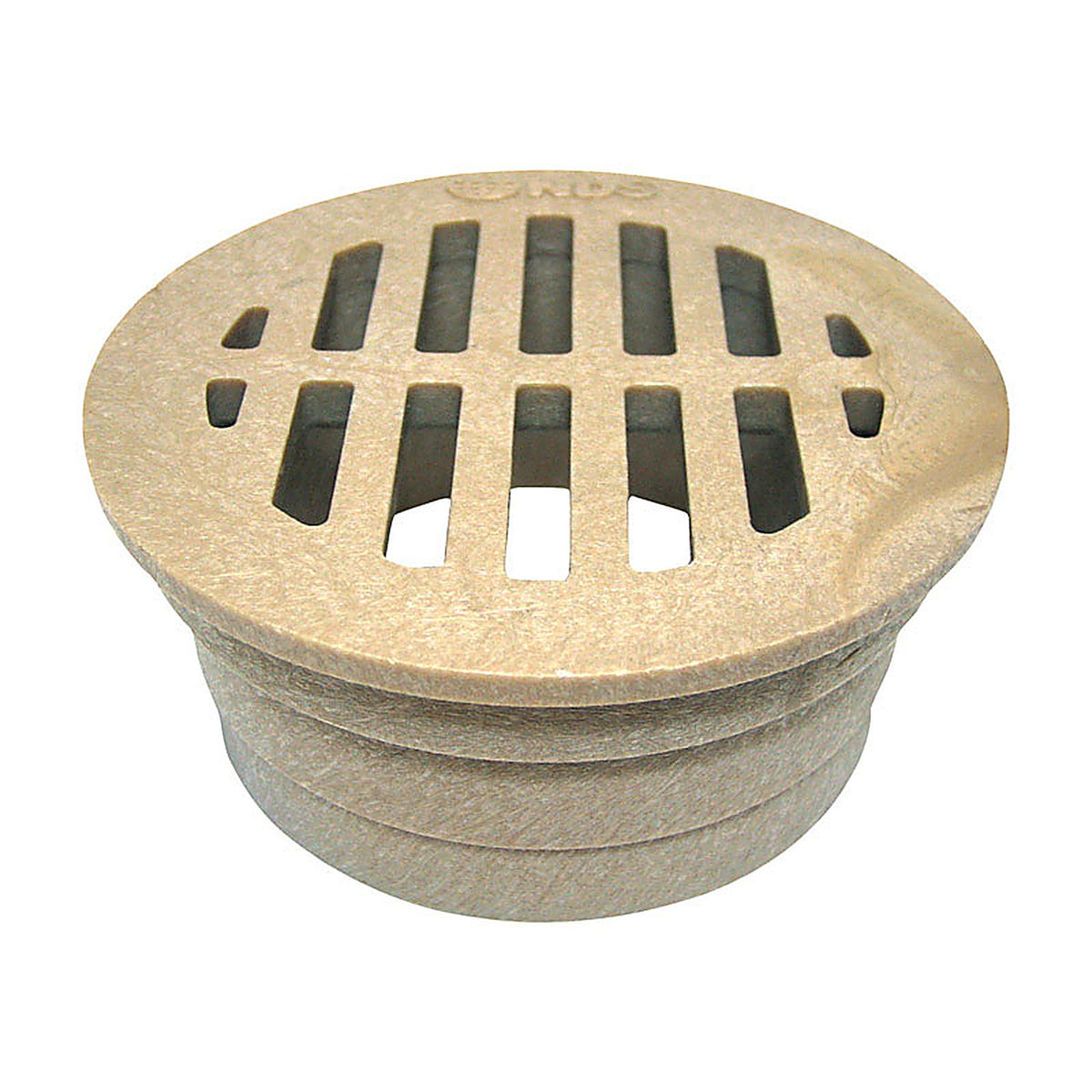 NDS - 16S - 3 in. Sand Round Polyolefin Drain Grate