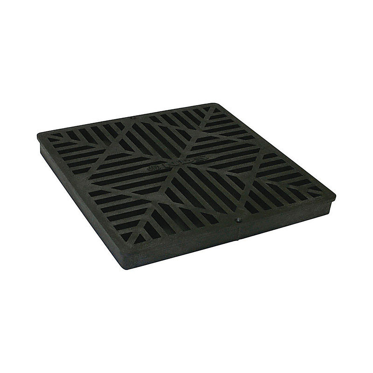 NDS - 1211 - 12 in. Black Square Polyolefin Drain Grate