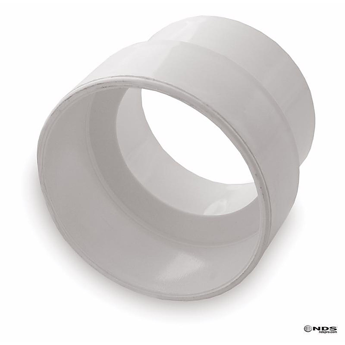 NDS - 3P12 - Schedule 35 4 in. Hub each X 3 in. D Hub PVC Reducing Coupling