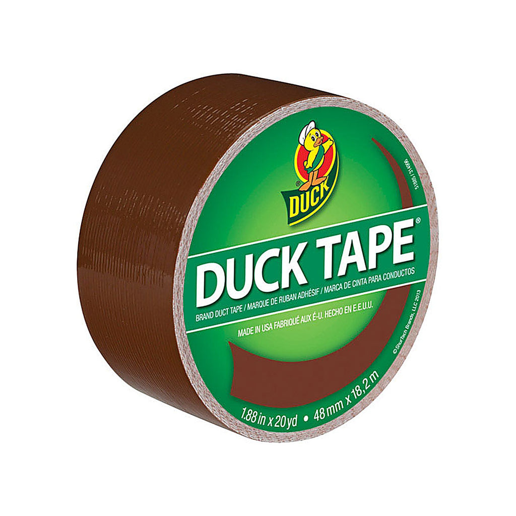 Duck - 1304965 - 1.88 in. W x 20 yd. L Brown Solid Duct Tape