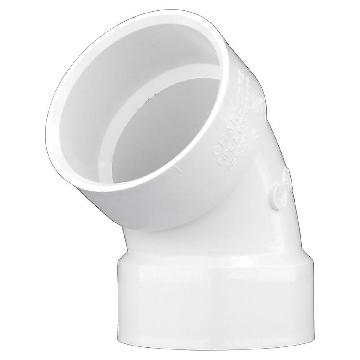 Charlotte Pipe - PVC003191200 - Schedule 40 4 in. Hub x 4 in. Dia. Hub PVC Elbow