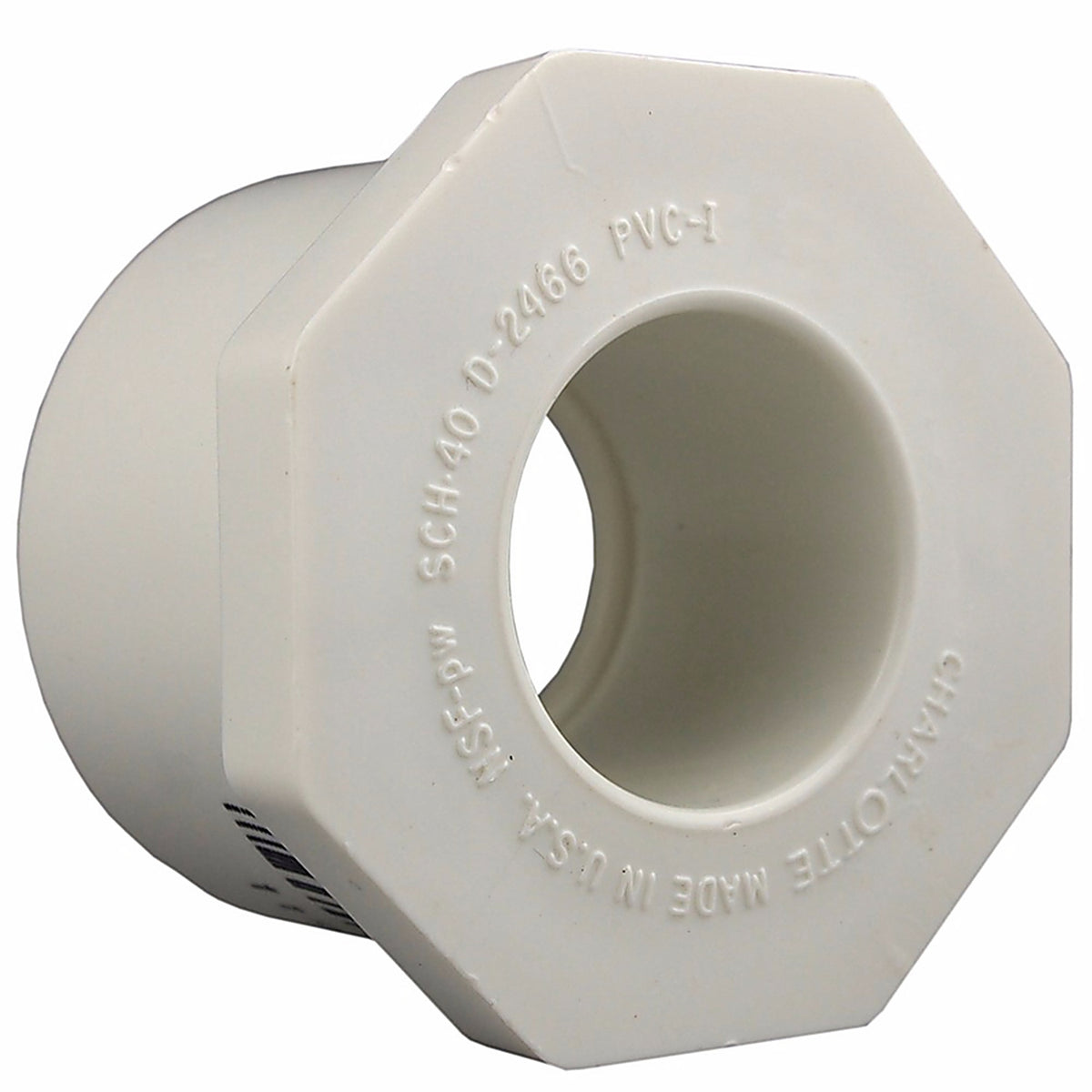Charlotte Pipe - PVC021071050 - Schedule 40 1-1/2 in. Slip x 1/2 in. Dia. Slip PVC Reducing Bushing