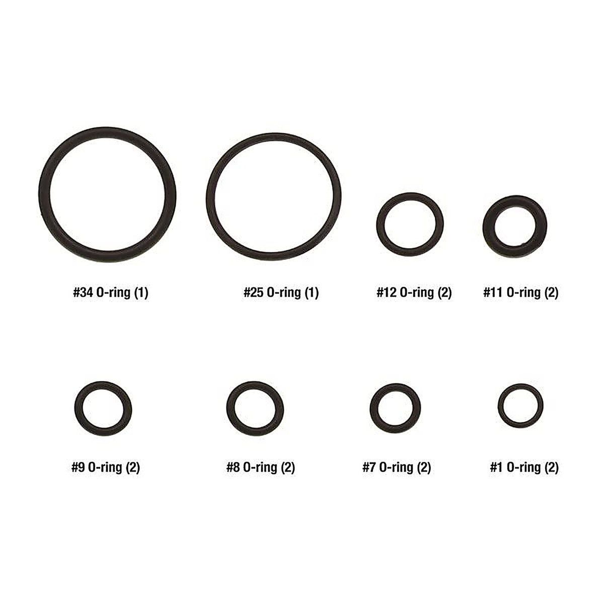 Danco - 9D00080788 - Rubber Assorted O-Ring 14 pk