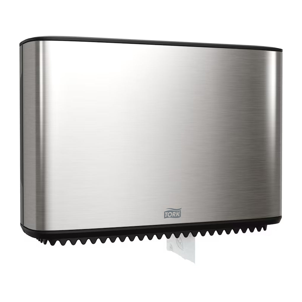 Tork - 465500 - Mini Jumbo Bath Tissue Dispenser, Stainless Steel