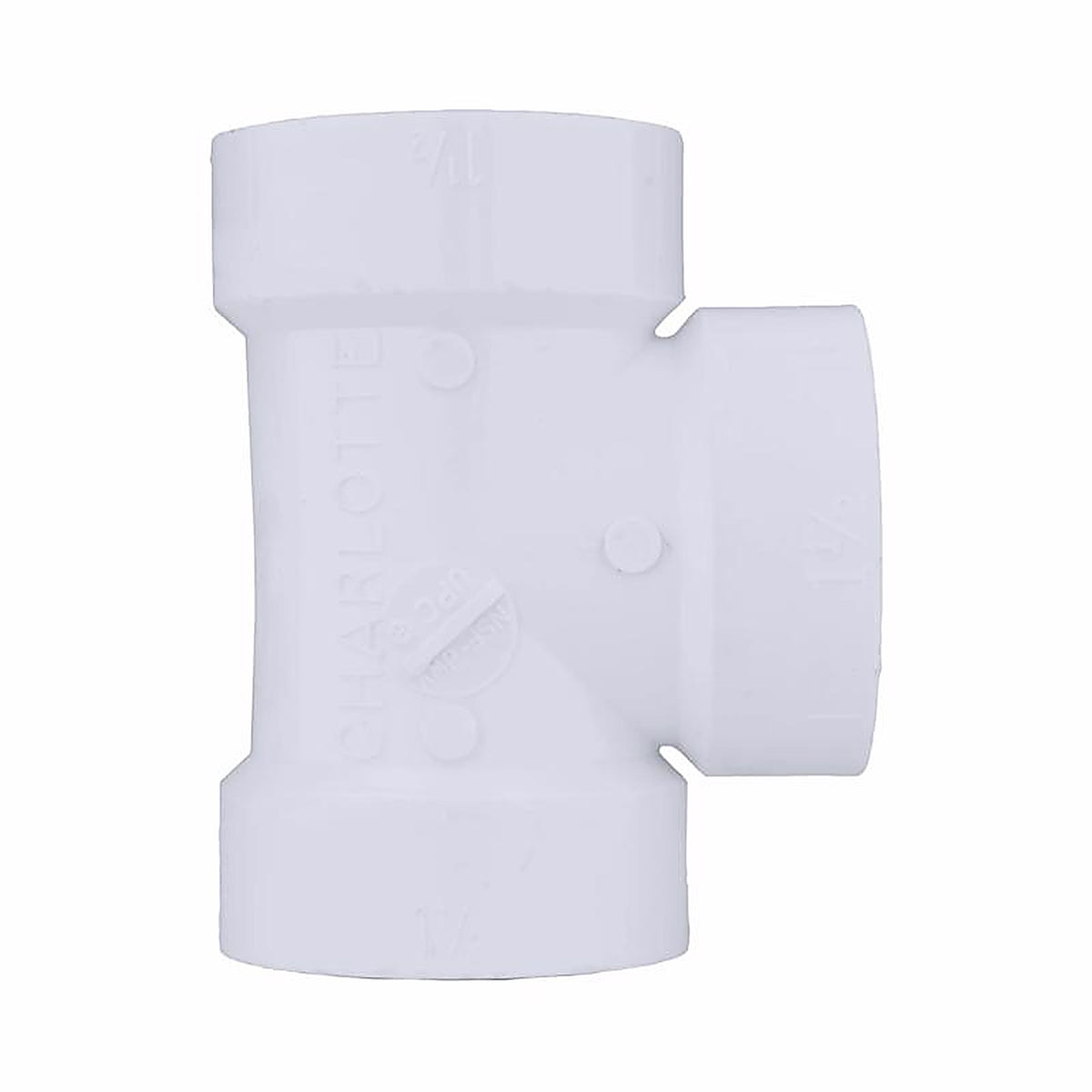 Charlotte Pipe - PVC004410600 - Schedule 40 3 in. Hub x 3 in. Dia. Hub PVC Vent Tee