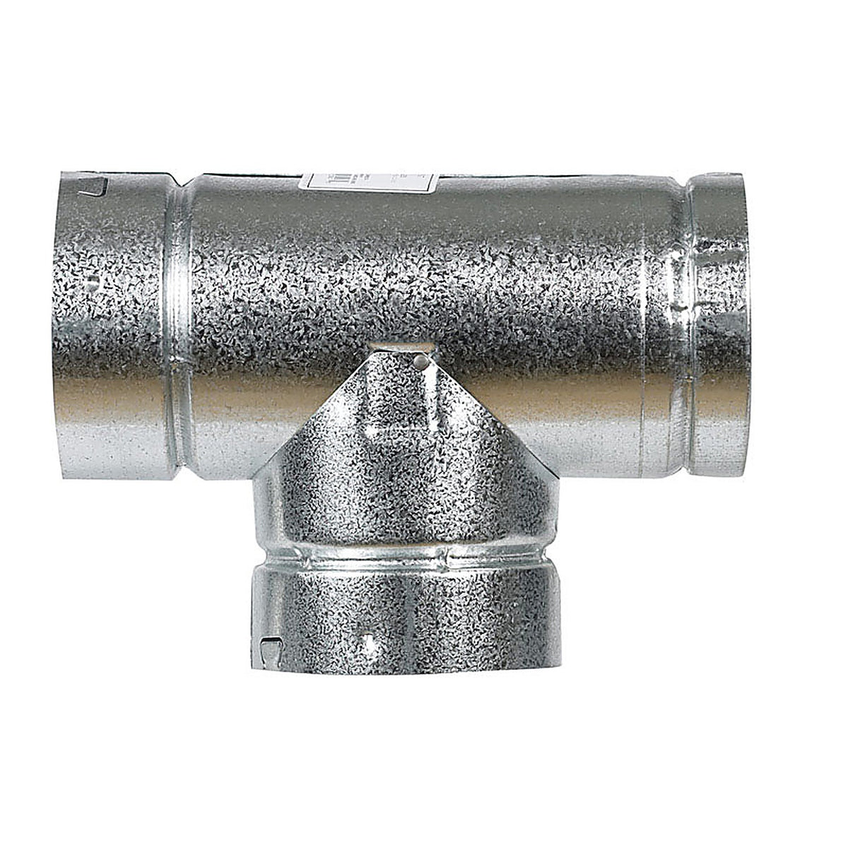 Selkirk - 184100 - 4 in. x 4 in. x 4 in. Aluminum/Galvanized Steel Stove Pipe TeeTee CapFlow