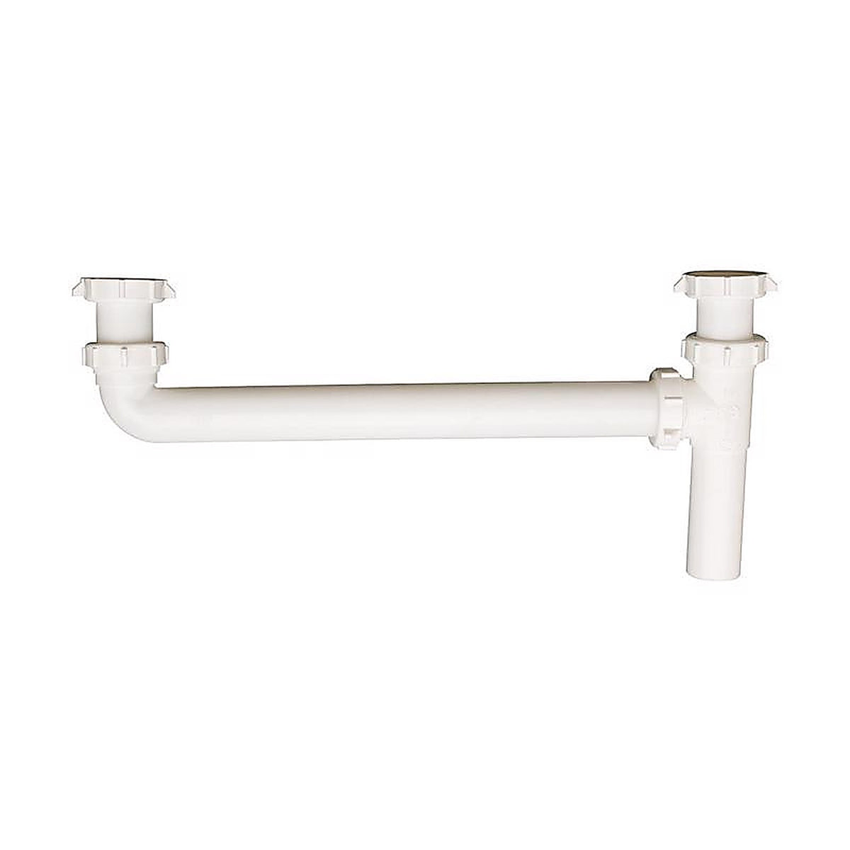 Plumb Pak - PP925W - 1-1/2 in. Dia. x 16 in. L Plastic Continuous Waste End Outlet