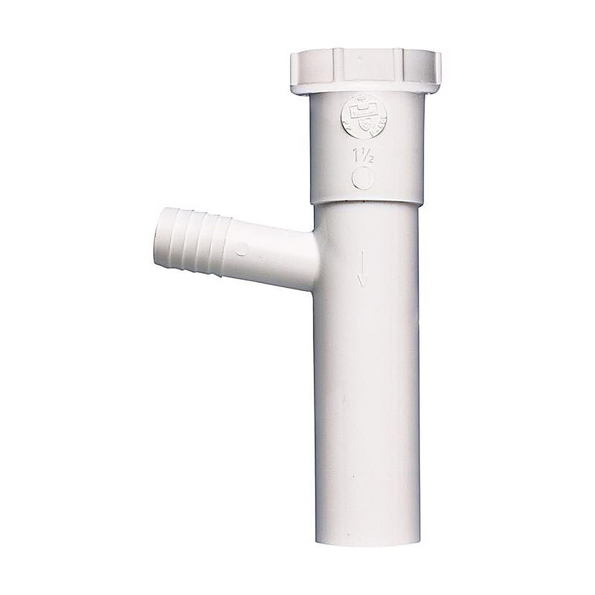 Plumb Pak - PP66-4W - 1-1/2 in. Dia. x 8 in. L Plastic Branch Tailpiece