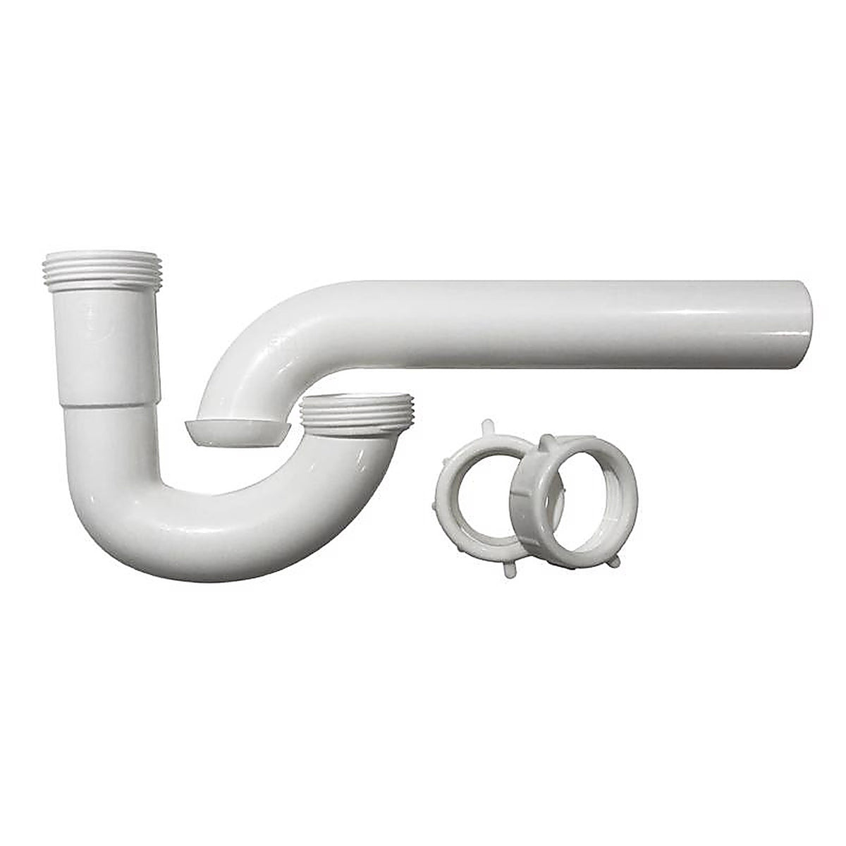 Plumb Pak - PP941W - 1-1/4 in. D Plastic P-Trap