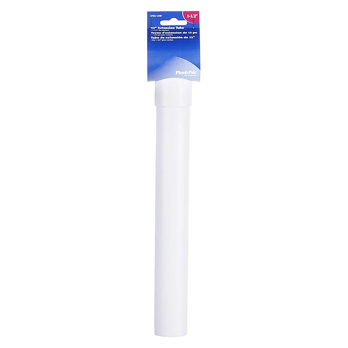 Plumb Pak - PP55-12W - 1-1/2 in. D X 12 in. L Polypropylene Extension Tube