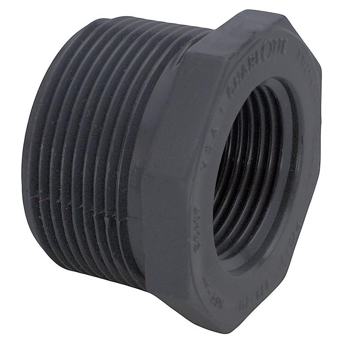 Charlotte Pipe - PVC082003600 - Schedule 80 1-1/2 in. MPT x 1 in. Dia. FPT PVC 7 in. Reducing Bushing