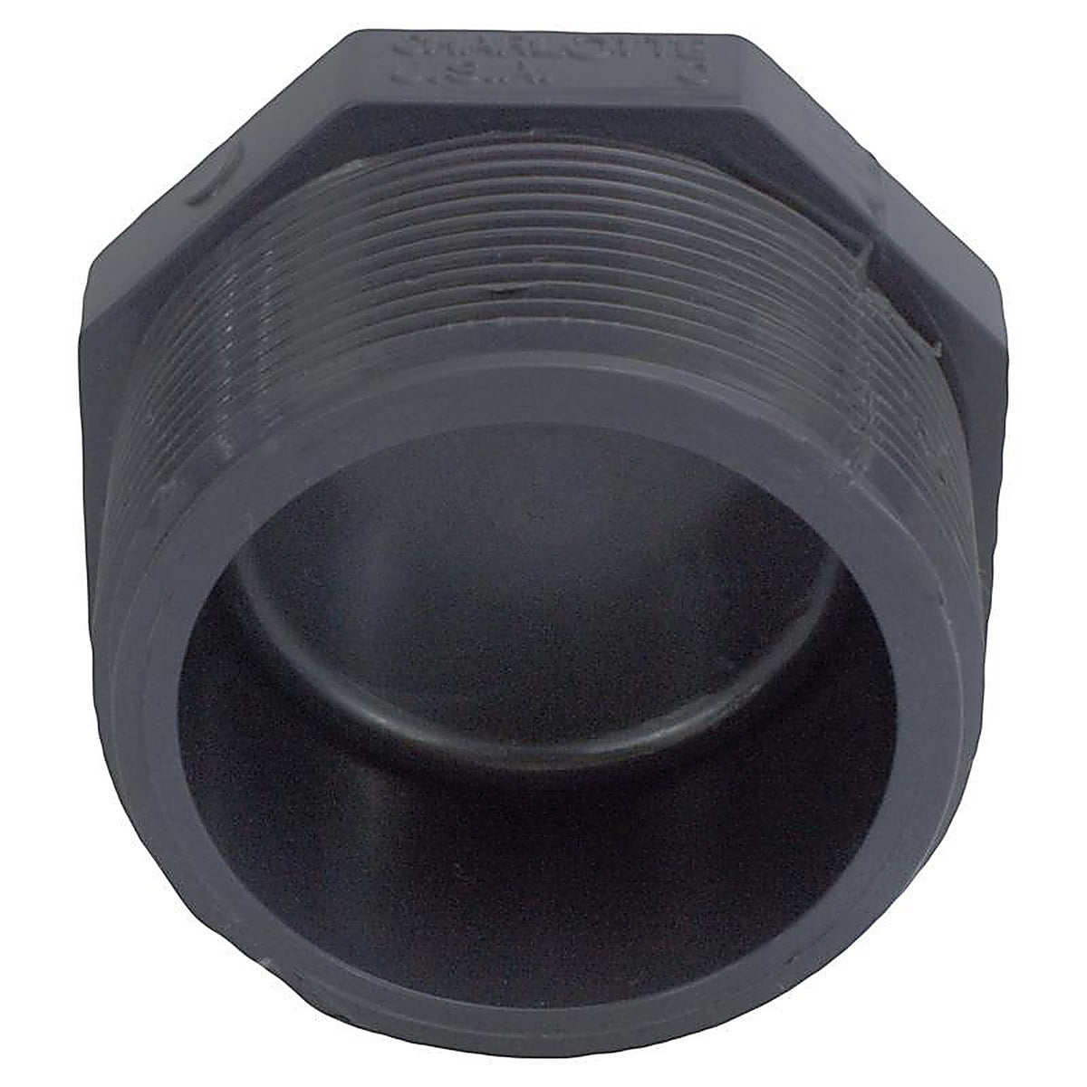 Charlotte Pipe - PVC081131800 - Schedule 80 1-1/2 in. MPT x 1-1/2 in. Dia. MPT PVC Threaded Plug