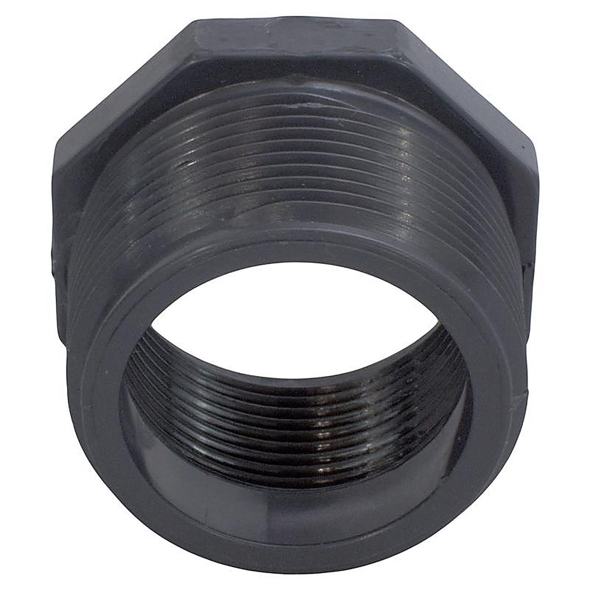 Charlotte Pipe - PVC082004800 - Schedule 80 2 in. MPT x 1-1/2 in. Dia. FPT PVC 7 in. Reducing Bushing