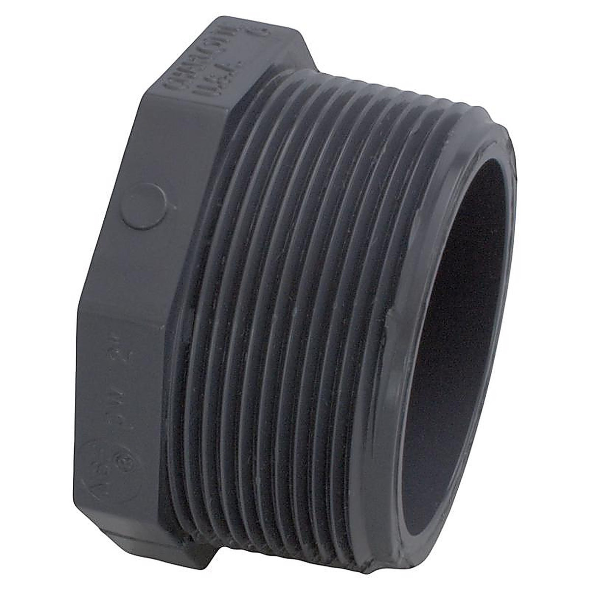 Charlotte Pipe - PVC081131400 - Schedule 80 1 in. MPT x 1 in. Dia. MPT PVC Threaded Plug