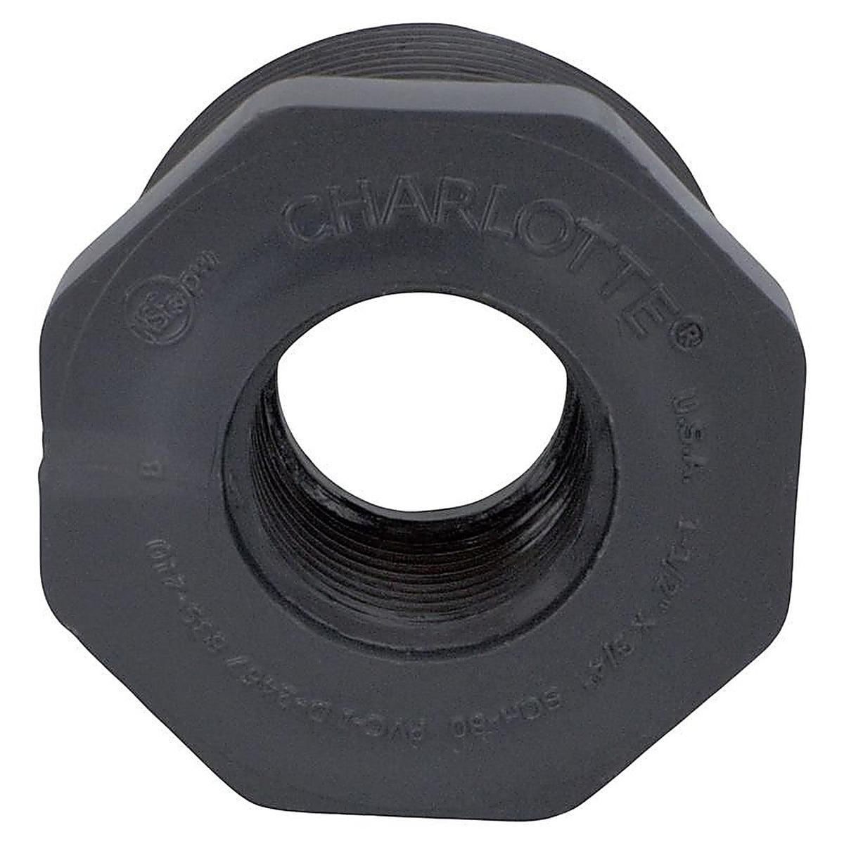 Charlotte Pipe - PVC082001600 - Schedule 80 3/4 in. 1/2 in. D PVC Bushing