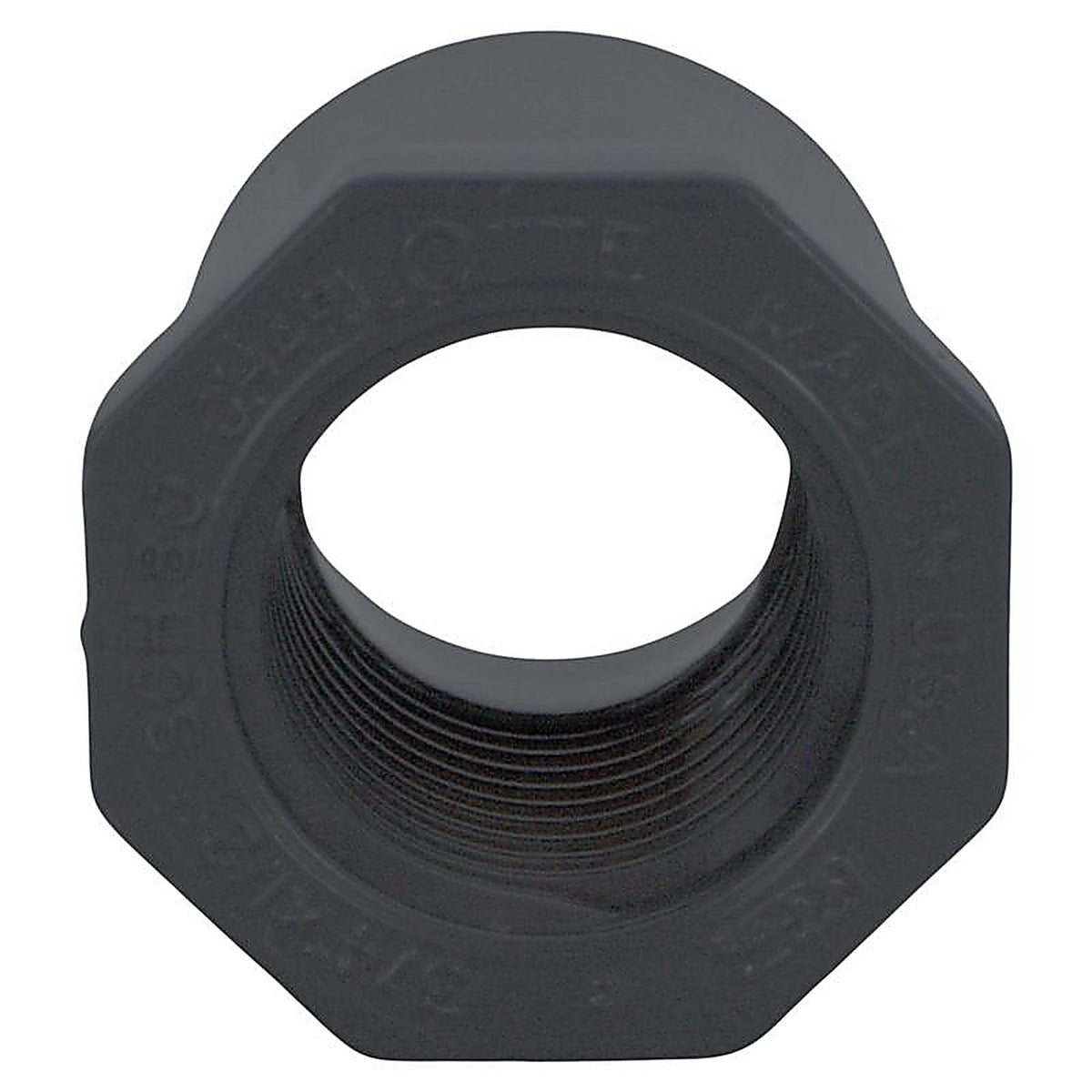 Charlotte Pipe - PVC081082200 - Schedule 80 1 in. Spigot x 3/4 in. Dia. FPT PVC Reducing Bushing