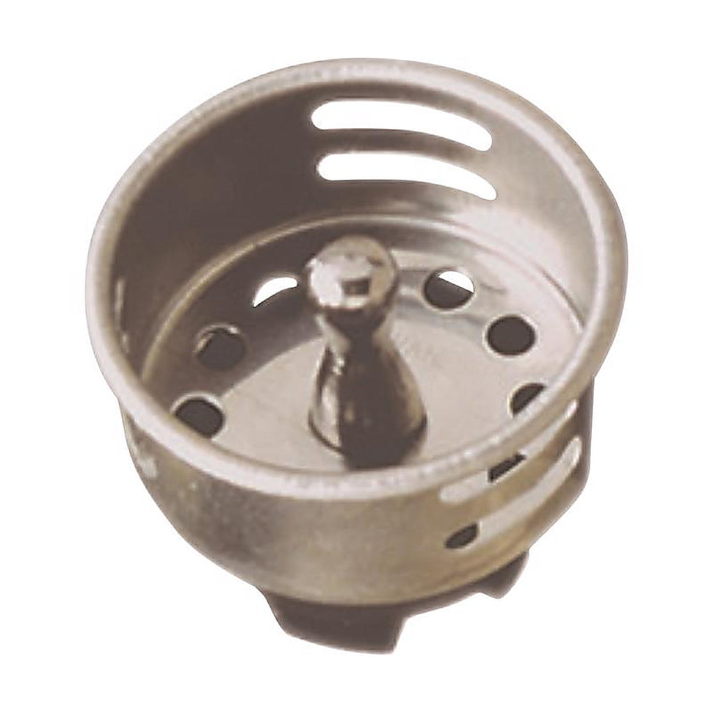 Plumb Pak - PP820-30 - Keeney 1-1/2 in. D Chrome-Plated Stainless Steel Sink Strainer Silver
