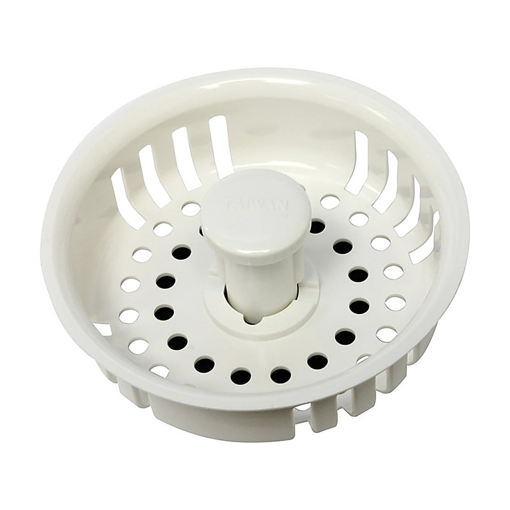 Plumb Pak - PP820-26 - Keeney 3-1/2 in. D Plastic Replacement Strainer Basket White