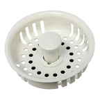 Plumb Pak - PP820-26 - Keeney 3-1/2 in. D Plastic Replacement Strainer Basket White
