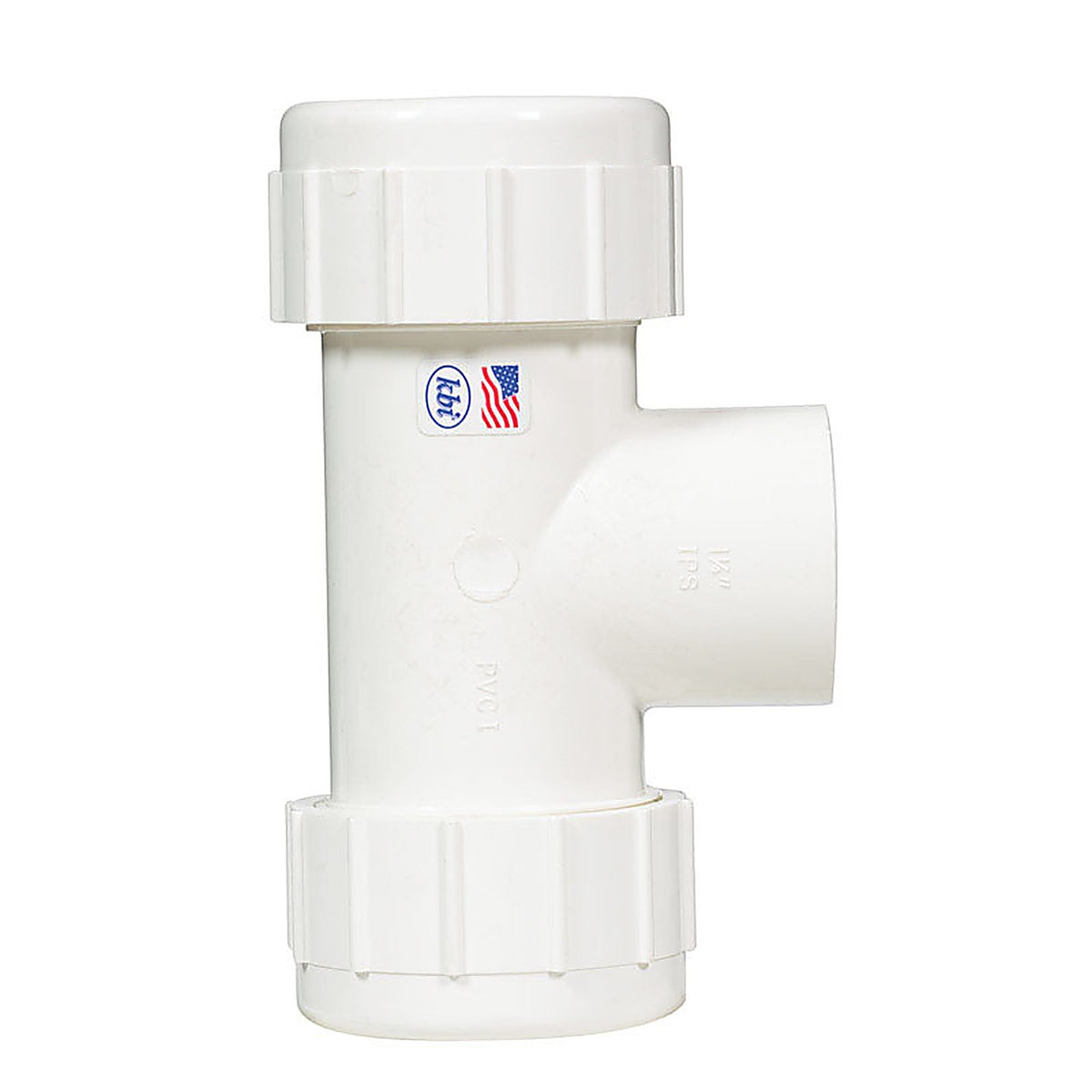 Homewerks - 511-48-114-114- - Schedule 40 1-1/4 in. Compression T X 1-1/4 in. D Compression PVC Compression Tee