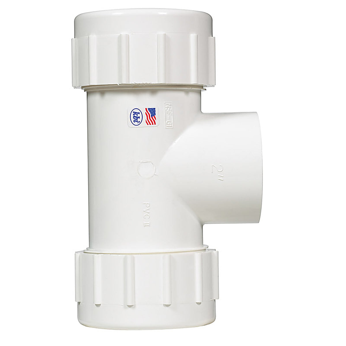 Homewerks - 511-48-2-2-2B - Schedule 40 2 in. Compression X 2 in. D FPT PVC Tee 1 pk