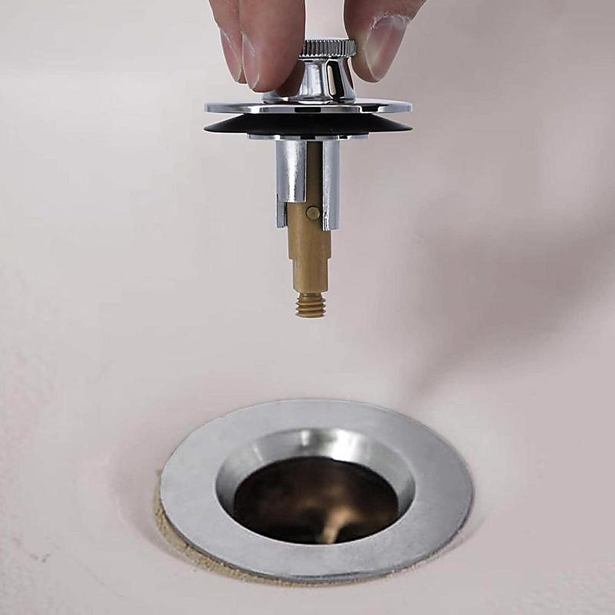 Danco - 9D00088599 - 5/16 in. Chrome Brass Lift Plug and Drain