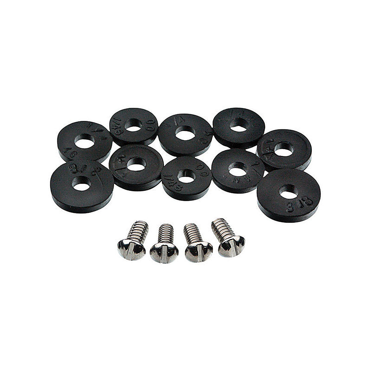 Danco - 9D00080790 - Assorted in. D Rubber Faucet Washer Flat 14 pk