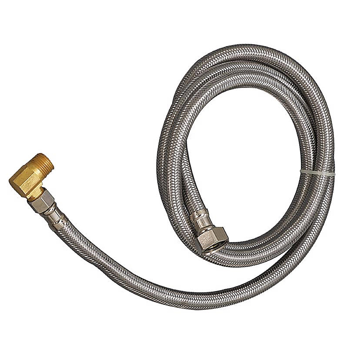 Plumb Pak - PP23836 - 1/2 in. FIP x 3/8 in. Dia. MIP 48 in. Stainless Steel Dishwasher Supply Line