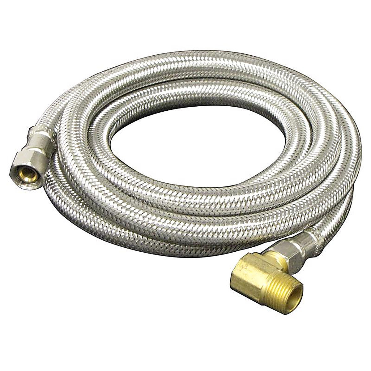 Plumb Pak - PP23834 - 3/8 in. Compression x 3/8 in. Dia. MIP 72 in. Stainless Steel Dishwasher Supply Line