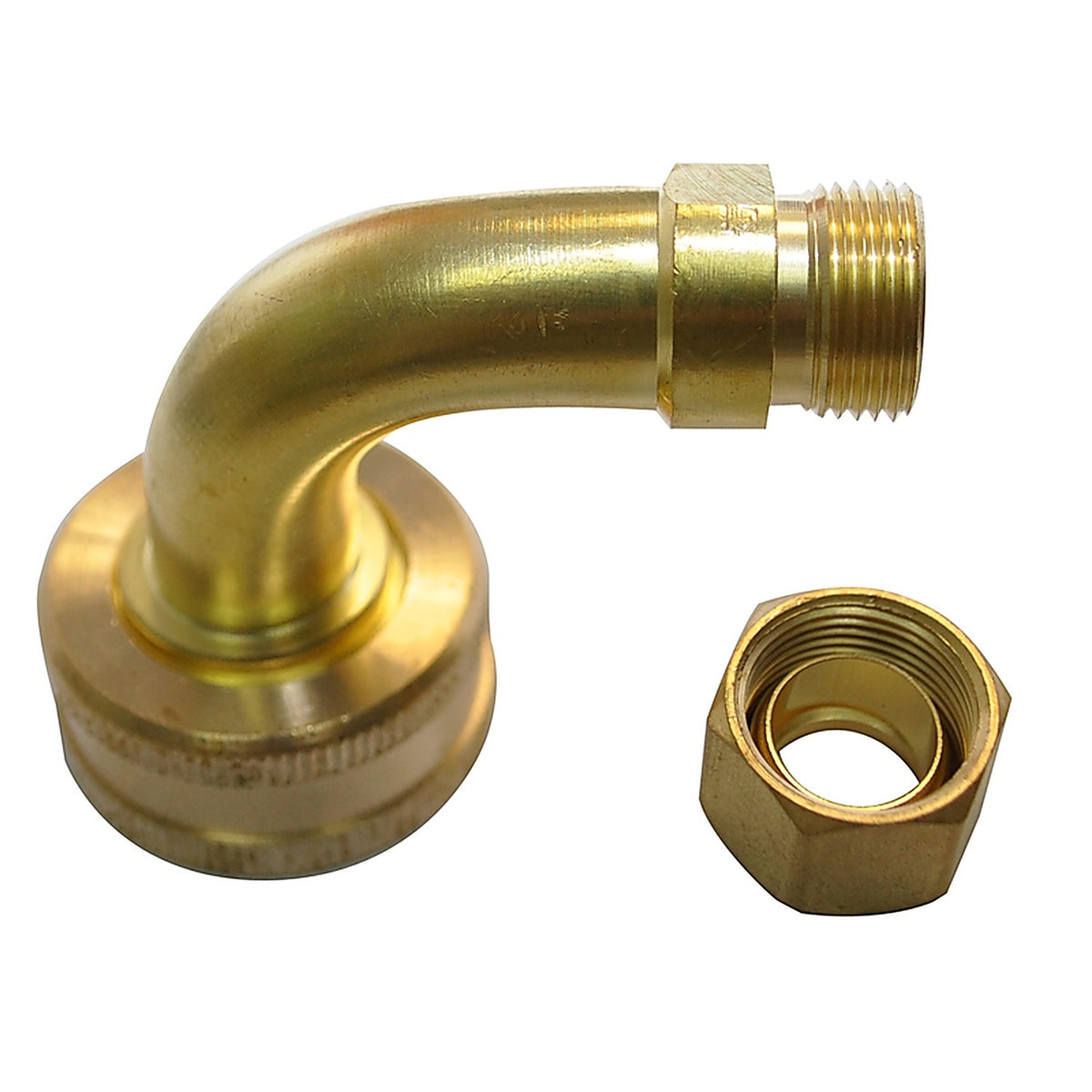 Plumb Pak - PP84RB - Brass 3/8 in. Dia. x 3/4 in. Dia. Dishwasher Elbow - 1/Pack