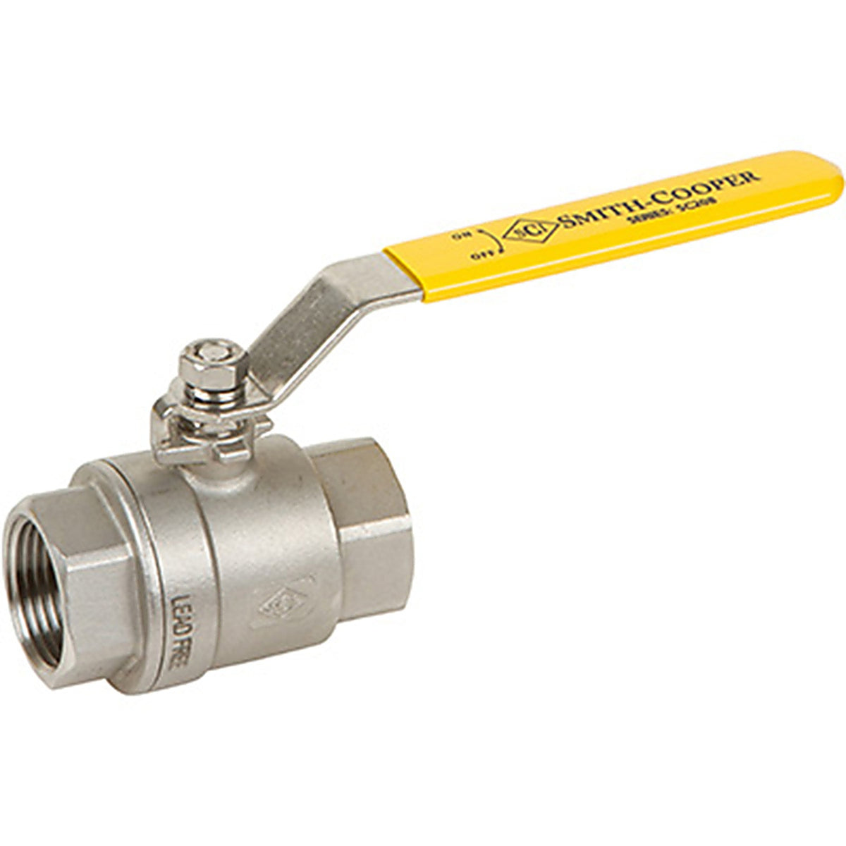 Smith-Cooper - 4373001030 - 1/2 in. Stainless Steel FIP Ball Valve Full Port